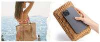 Bolsa de Playa Plegable Bolsa de Mano de Malla Bolso de Hombro para Mujeres - details 9