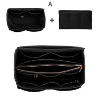 HHYUKIMI-organizador de maquillaje, bolsa con inserción de fieltro para bolso, bolso interior de viaje, cosmético portátil, apto para varias marcas de bolsos - details 2