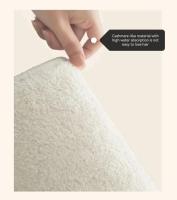 Alfombra de Baño Antideslizante Semi-Redonda con Diseño Rtoon Alfombra de Puerta de Peluche para Dormitorio y Baño - details 4