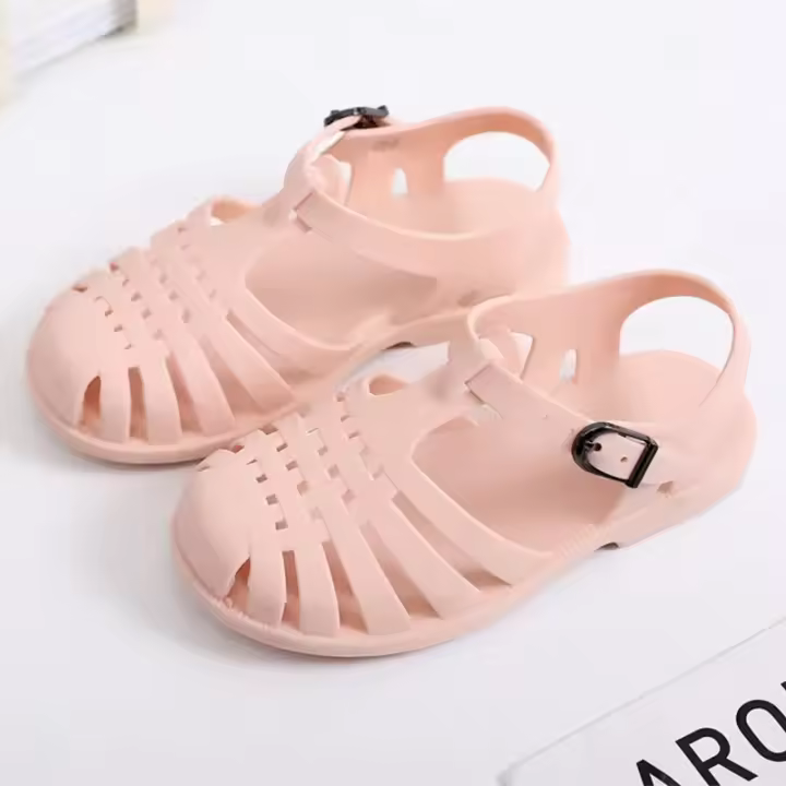 Sandalias de playa infantiles Ocean Summer Girl Gladiador sandalias infantiles suaves antideslizantes princesa Jelly zapatos chico trapeador Romano - 1