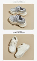 Nuevas zapatillas de plataforma para las cuatro estaciones, suelas de muffin, zapatos casuales ligeros y que aumentan la altura - details 7