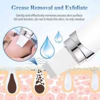 Espátula ultrasónica para el cuidado de la piel, masajeador Facial, eliminación de espinillas y piel muerta, exfoliación Facial electrónica - details 4