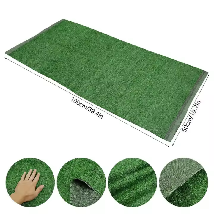 Alfombra de balcón de 1m de alta densidad, rollo de alfombra de césped artificial para interiores, decoración de jardín DIY - 1