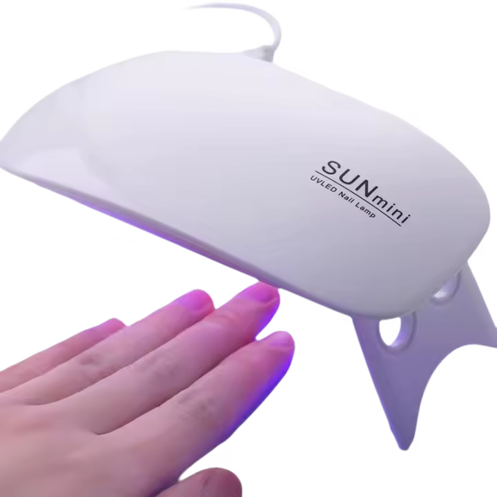 Lámpara Mini Plegable de 6W Luz UV para Curación de Esmalte de Uñas Herramienta de Manicura DIY - 1