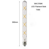 Bombilla de filamento LED T185, T225, T300, 2700K, 2W, 4W, 6W, led edison, tubo de ensayo largo, lámpara retro, bombilla LED vintage lineal - details 20