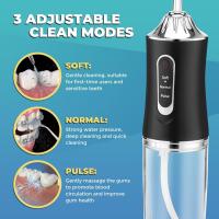 Irrigador dental de agua para limpieza de dientes,3 modos, irrigador oral recargable, PX7 impermeable,para niños y adultos - details 1