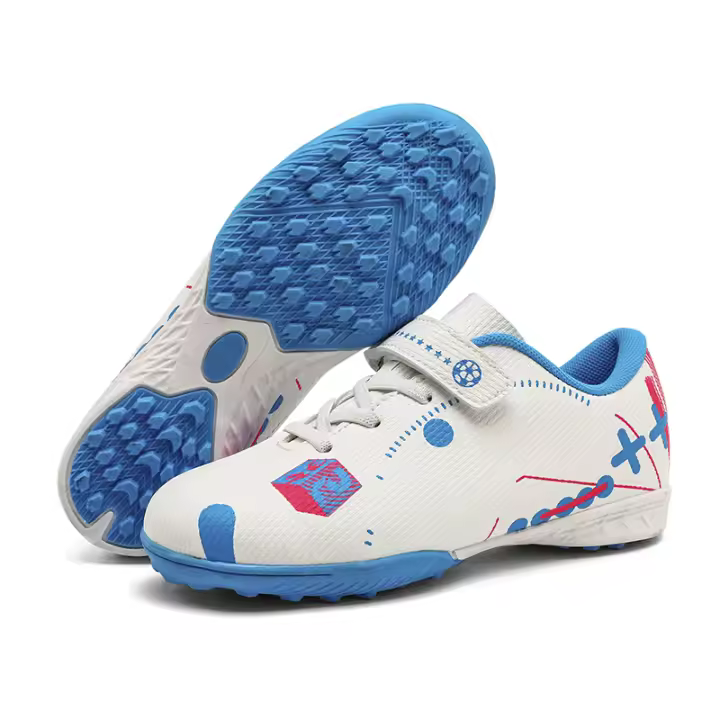 Zapatos de entrenamiento profesionales para césped de marca, zapatos de fútbol antideslizantes de césped artificial para exteriores para niños - 1