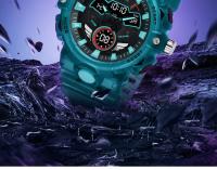 Reloj Deportivo para Hombres SMAEL con Movimiento de Cuarzo y Digital Resistente al Agua Correa de Silicona Luz LED Multifunción Chrono Fecha - details 11