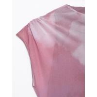Vestido de malla de seda plisado clásico para mujer nuevo estilo hecho a mano - details 13