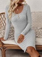 Vestidos de temperamento simple y elegante para mujeres con faldas cortas delgadas - details 6