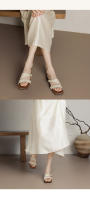 Sandalias de Verano para Mujer Diseño Francés Elegante con Suela de Paja Gruesa y Suave - details 4