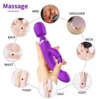 Leten-vibrador de 10 modos para mujer, consolador vaginal, masturbación femenina 3 en 1, vibradores de punto G de conejo, palo de masaje de clítoris potente, Juguetes sexuales para - details 8