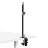 Abrazadera de trípode C, soporte de luz de montaje en escritorio con cabezal de bola de 1/4 pulgadas, accesorio de mesa, soporte de mesa de cámara ajustable, 2 uds. - details 4