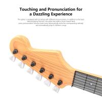 Guitarra eléctrica de 17 pulgadas para niños, instrumento Musical de 4 cuerdas, portátil, B - details 6