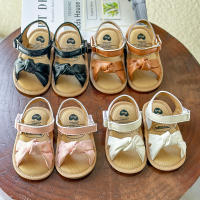 Sandalias De Verano Para Bebés Niñas Y Niños Con Lazo De Flor Y Suela Antideslizante Cómodas Y Transpirables Para Playa Y Exterior - details 2