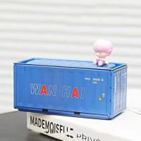 8 unids/set Mini contenedor modelo Mini caja de almacenamiento de hierro decoración creativa recoger artículos pequeños caja de almacenamiento en miniatura de escritorio regalos - details 17