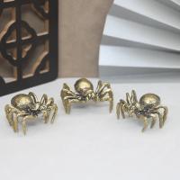 Figura de araña de terror de latón, juguete Tricky, unicornio, escarabajo, insecto, escultura, estatua, decoración del hogar, adornos de coche, llaveros colgantes - details 0
