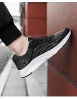 Zapatillas de moda para hombre Zapatillas de malla transpirables Zapatos para correr huecos para hombre - details 9
