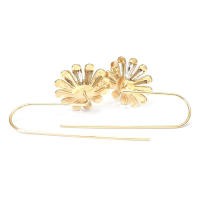 Ganchos de Pendientes de Estrella de Bronce de Alta Calidad Diy Joyería Hazte Tú Samex 18K Oro Color Brass Accesorios de Collar y Pendientes para Mujeres - details 23
