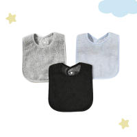 4 Uds./3 uds. Baberos para alimentar a bebés y niños, toalla impermeable de Color sólido, pañuelos para niños, paños para eructar - details 11