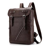 Mochila vintage de cuero impermeable para hombre, bolso de hombro para ordenador portátil de 15,6 pulgadas, para estudiantes universitarios - details 26