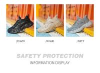Zapatos de Seguridad de Acero Ligero y Transpirable Mocasines de Trabajo Inolvidables para Hombres - details 2