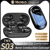 Auriculares inalámbricos S03 TWS originales, cascos HIFI de graves pesados con Clip para la oreja, estéreo envolvente, Bluetooth 5,3, para juegos, deportes y música - details 0