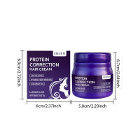 Crema alisadora de proteínas que hidrata, nutre, previene la sequedad, suaviza el cabello, mantiene y repara la calidad sin - details 0