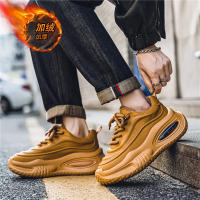 Zapatos deportivos informales con colchón de aire para hombre, zapatos de algodón con aislamiento grueso y felpa y suela aumentada - details 30