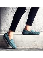 Mocasines para Hombres Suela de Goma, Detalles de Costura, Estilo Casual - details 7