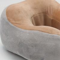 Almohada facial en forma de U, funda suave de poliéster y spandex, lavable a máquina con cremallera, tela no tejida de franela portátil, solo lavado a mano, comodidad para adultos durante todas las estaciones - details 4