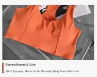 Ropa interior deportiva a prueba de golpes para mujer, chaleco transpirable Sexy para Yoga, correr y Fitness - details 3