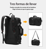 Mochila de gran capacidad para hombre, bolsa de ocio y negocios, con compartimento para zapatos y múltiples métodos de transporte - details 8