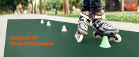 SucceBuy Dryland Tiles para hockey - 8 piezas de tapetes entrelazados de 12x12 pulgadas. (Verde, 8 m2. pies/caja) - details 0