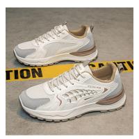 Zapatos de marca para hombre, zapatillas gruesas blancas de lujo, zapatillas informales para correr, Tenis transpirables antideslizantes, calzado deportivo para Fitness - details 18