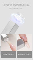 Mini lámpara Led UV de mano, secador de uñas recargable portátil para curar esmalte de Gel con pantalla, manicura hine - details 6