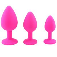 Tapón Anal de silicona Unisex, tapón sexual de 3 tamaños diferentes, productos para adultos, entrenador Anal para parejas, Juguetes sexuales - details 2