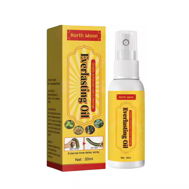 Spray externo para el cuidado del masaje con aceites esenciales para el cuerpo de los hombres - 1