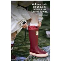 Botas de Lluvia de Moda para Adultos Impermeables de Goma para Trabajo al Aire Libre y Pesca - details 7