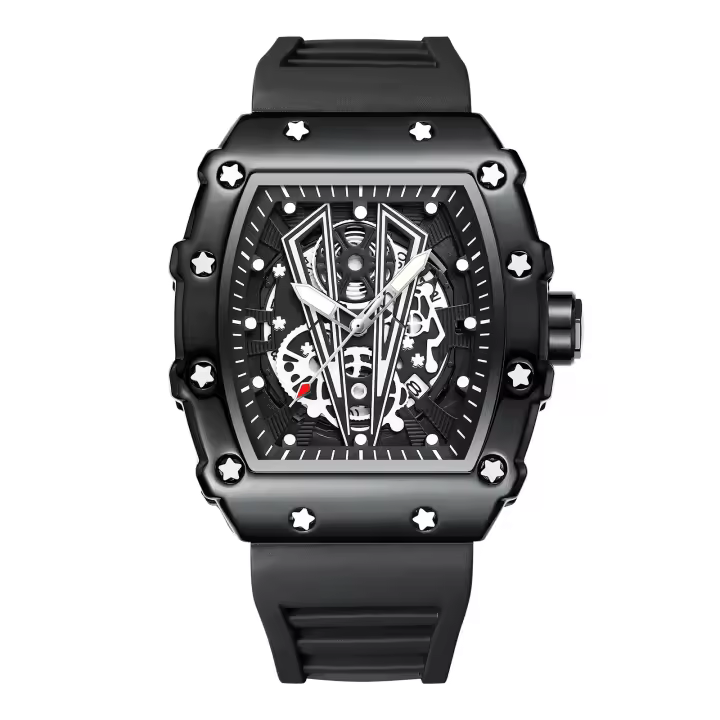 Reloj de hombre de marca suiza, hueco, luminoso e impermeable. - 1