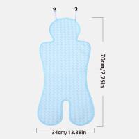 Forro para cochecito de bebé, estera de refrigeración, cojín para cochecito de bebé cómodo y transpirable, almohadilla para cochecito de bebé de Color sólido - details 1