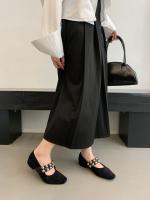 Nuevos zapatos franceses Mary Jane para mujer versión coreana diseño sentido moda remache tacón grueso cabeza cuadrada zapatos individuales ladyshoes - details 20