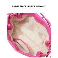 CH estilo Casual diario pequeño Premium Sense Commuter alta calidad diseño de Color sólido bolso de hombro de mujer mochila de lujo de alta gama - details 8