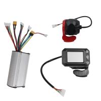 Kit de controlador plegable para patinete eléctrico, juego de acelerador y Acelerador de freno con pantalla LCD, 36V y 350W - details 0