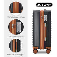 Joyway 3 Piezas Juego de Maletas, Equipaje de Cabina Viaje en ABS, Ultrasligeras Maleta de Mano 20'', con Espacio Expansión, Giratorias de 360° y Cerradura TSA Incluidas 1 Bolsa, 1 Neceser - details 0