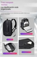 Mochila impermeable de gran capacidad para hombres y mujeres, bolsa de viaje para ordenador, 17,3 pulgadas - details 2