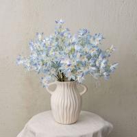 10 Uds. De flores artificiales de Oncidium de lujo, flor de orquídea de simulación elegante y realista, flores falsas de plástico para decoración del jardín del hogar - details 5