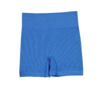 Pantalones cortos de yoga acanalados sin costuras para mujer, medias de motociclista de cintura alta, mallas deportivas ajustadas de entrenamiento elástico, ropa deportiva - details 1