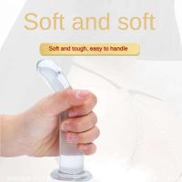 Leten-tapones transparentes para mujer y hombre, consolador suave, tapón Anal de próstata, masturbación vaginal, dilatador Anal, juguetes sexuales - details 11