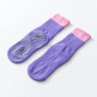 Calcetines de yoga para mujer, medias de algodón antideslizantes para Pilates, deportes, Zumba, ejercicios aeróbicos, fitness, Color a la moda - details 19